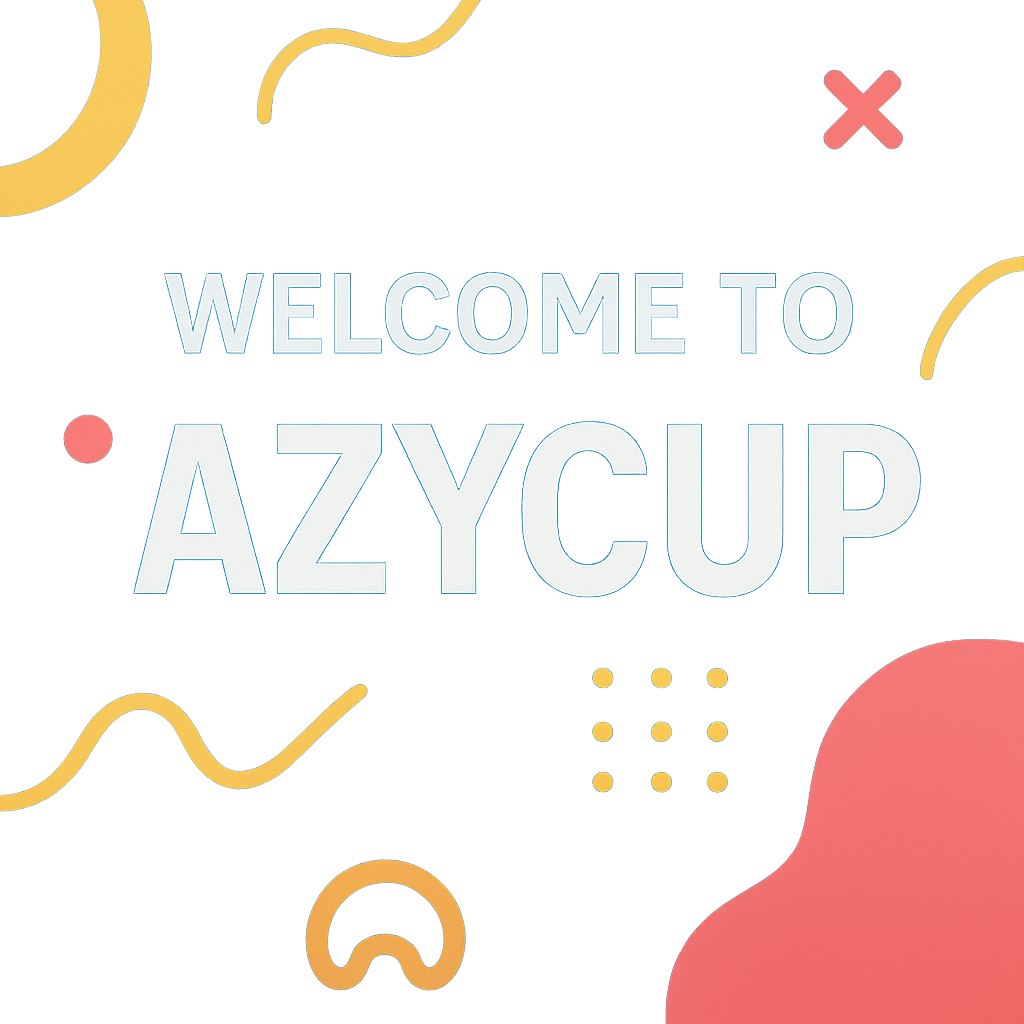 welcome to azycup make if fun and modern no coffee or drinks to be included in this image  look at our logo and maybe mimic that-1